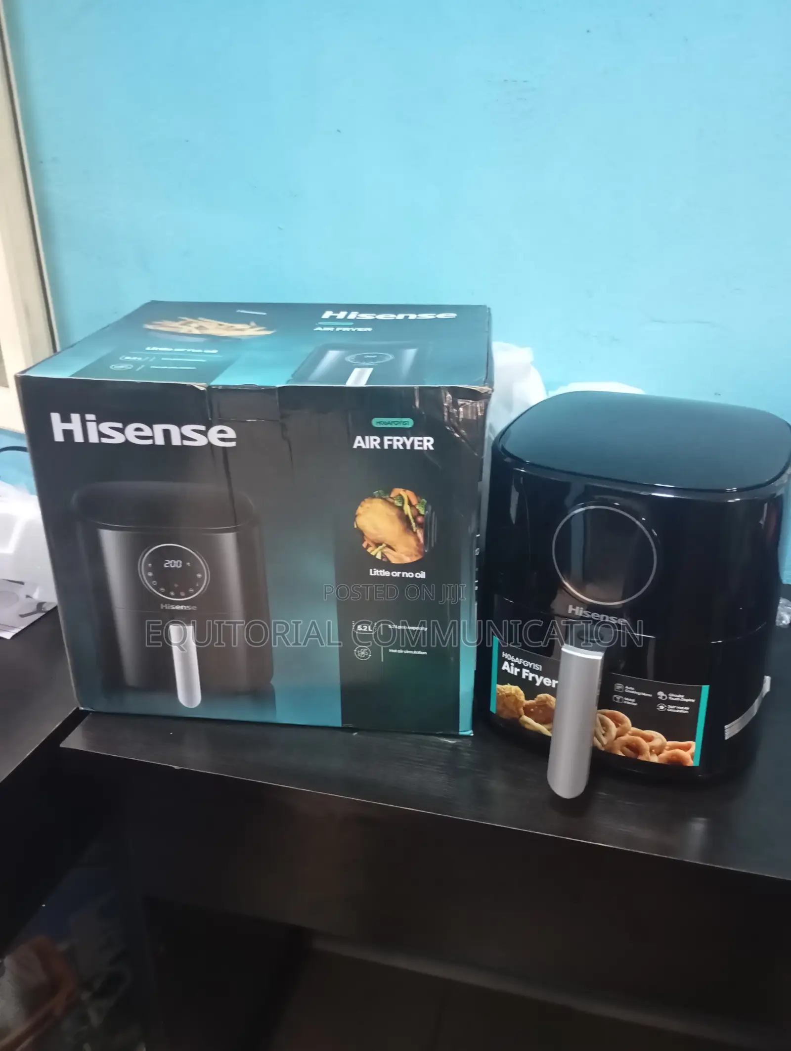 Hisense 5.2l Air Fryer – Large Capacity, Low-Fat Cooking