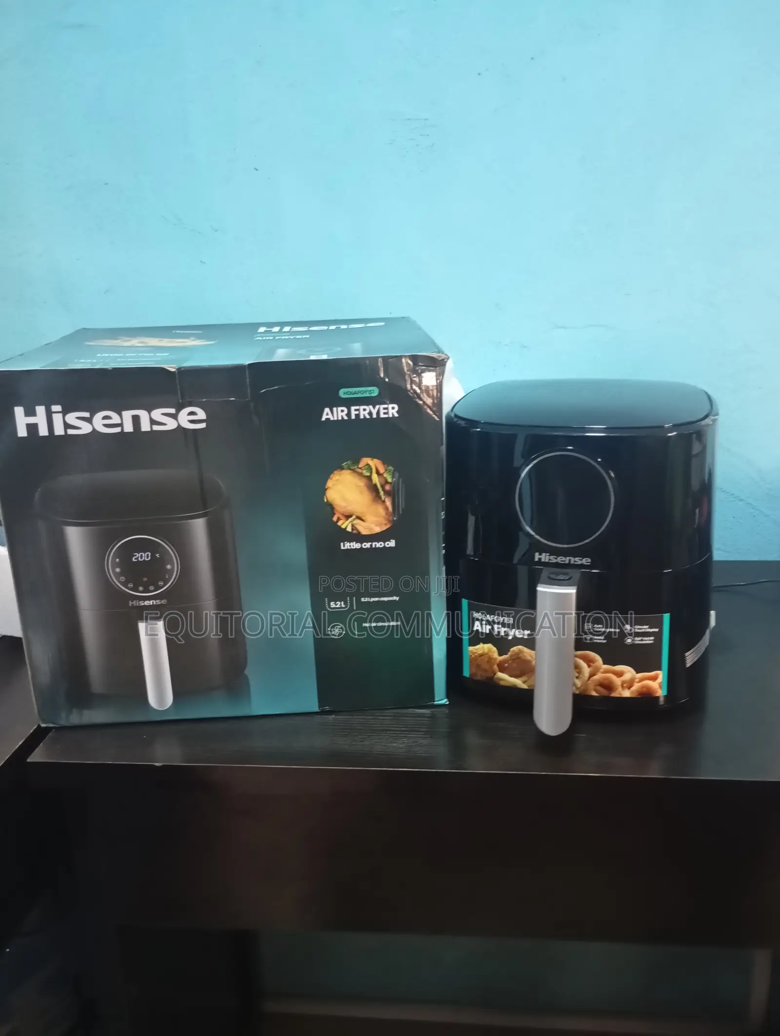 Smart Heat Circulation – Hisense 5.2l Air Fryer
