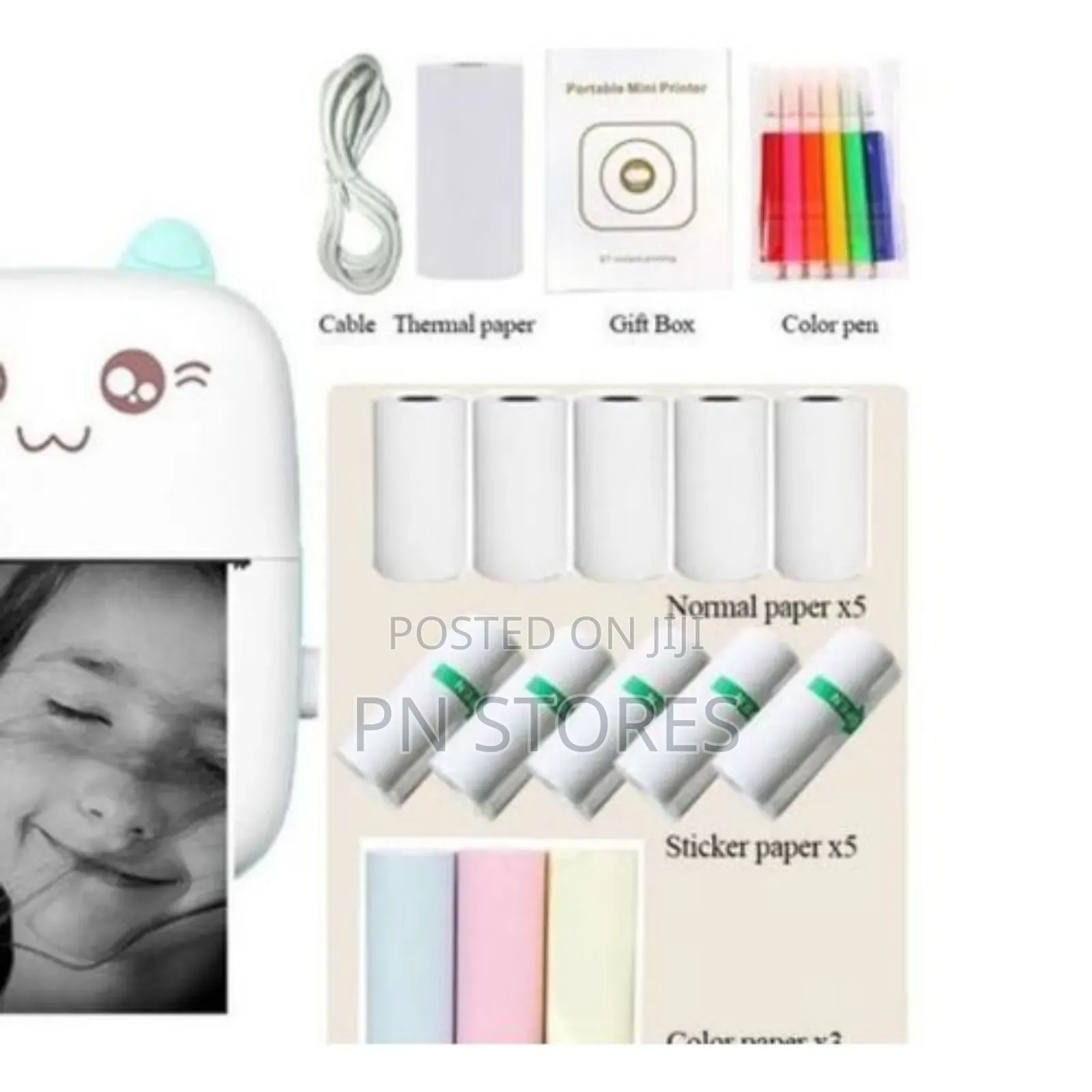 Mini Portable Thermal Printer Wireless Bluetooth Printer