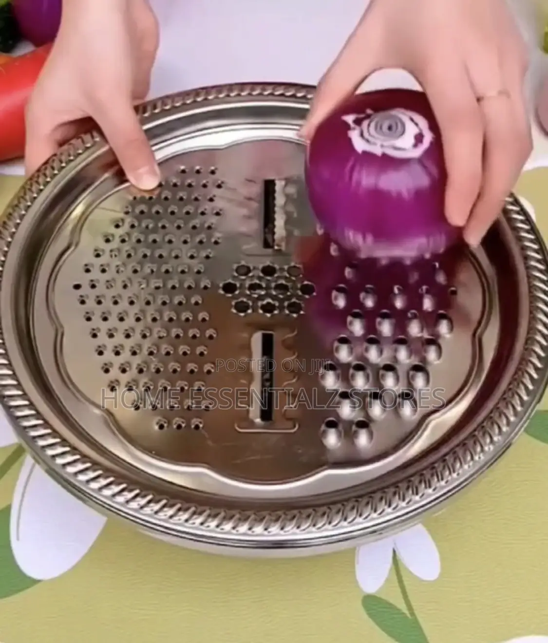 3-in-1 Colander Grater With Bowl Strainer - Vegetable Grater Chopper