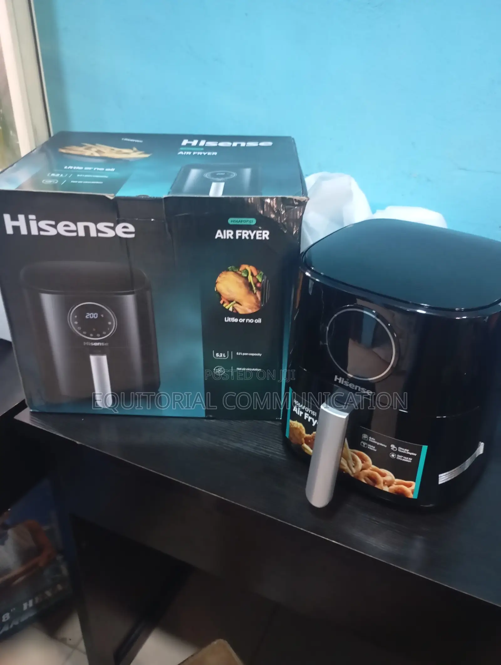 Hisense 5.2l Air Fryer – Perfect for Roasting Baking