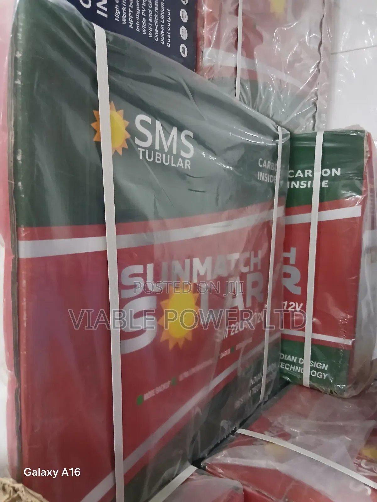 SMS 220ah 12v Solar Battery Very Reliable