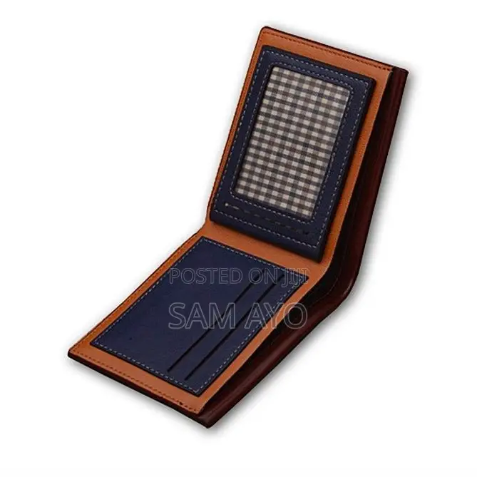Fuerdanni Men's Leather Luxury Brand Slim Wallet Pouch Purse
