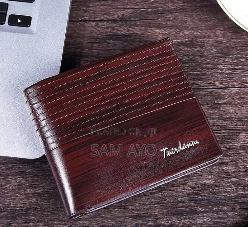 Fuerdanni Men's Leather Luxury Brand Slim Wallet Pouch Purse