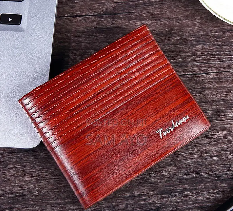 Fuerdanni Men's Leather Luxury Brand Slim Wallet Pouch Purse