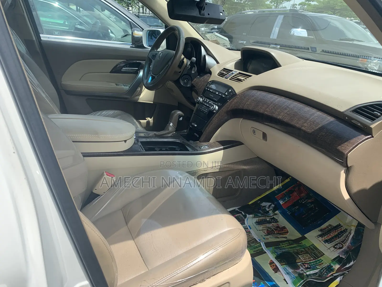 Acura MDX Advance Package SUV AWD (3.7L 6cyl 6A) 2013 White