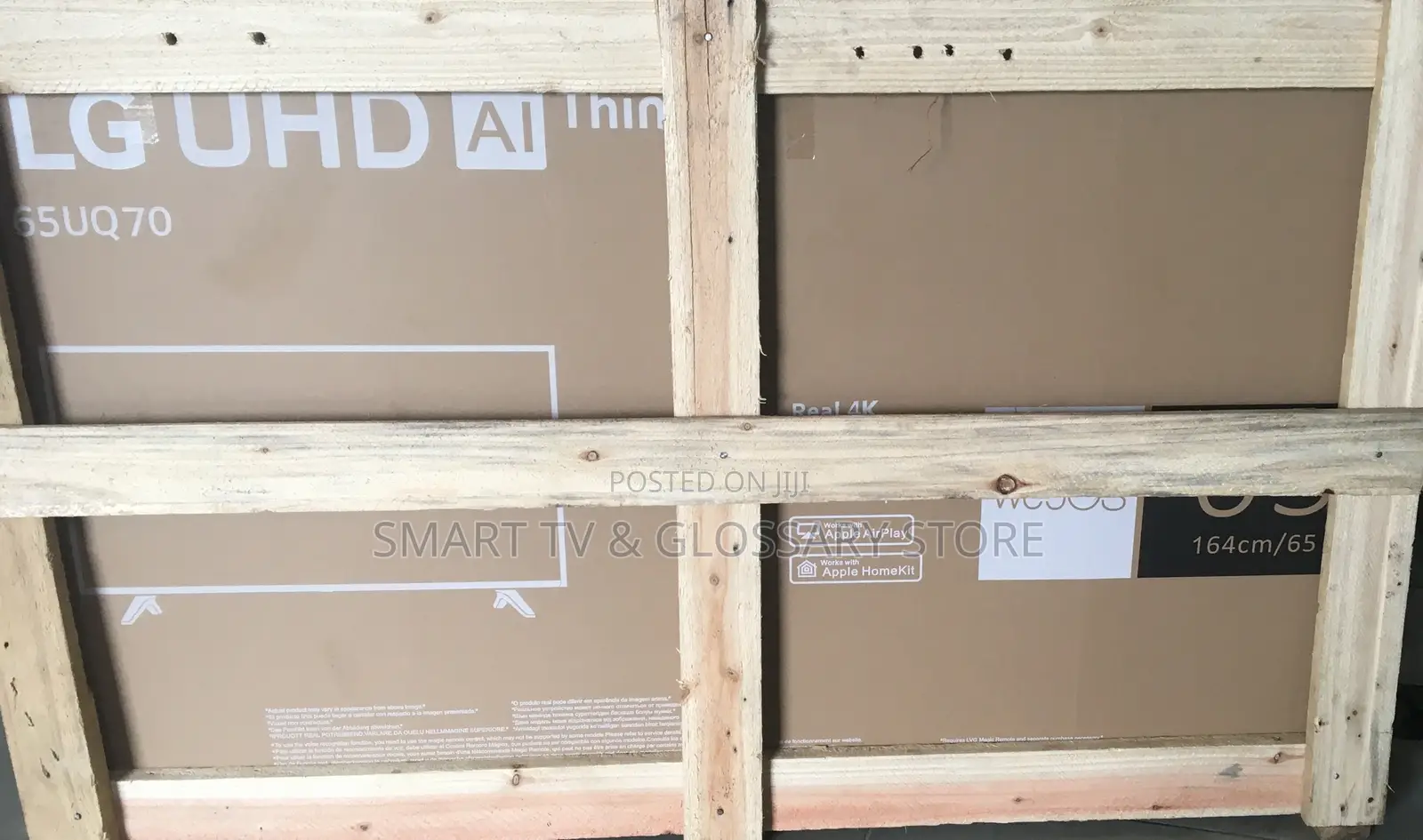65 Inches Smart Tv With Netflix Bluetooth Wi-Fi Connection