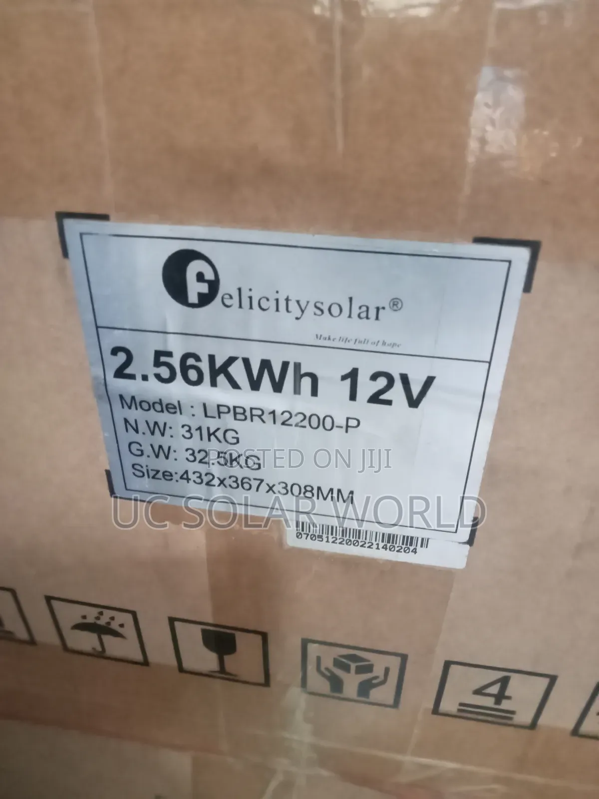 Felicity 2.5kwh 12v Ion Lithium Battery