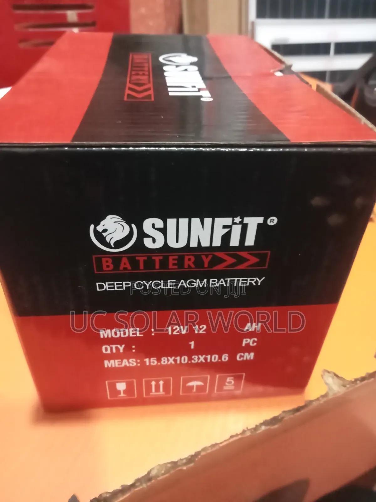 Sunfit 12ah 12v Deep Gel Battery