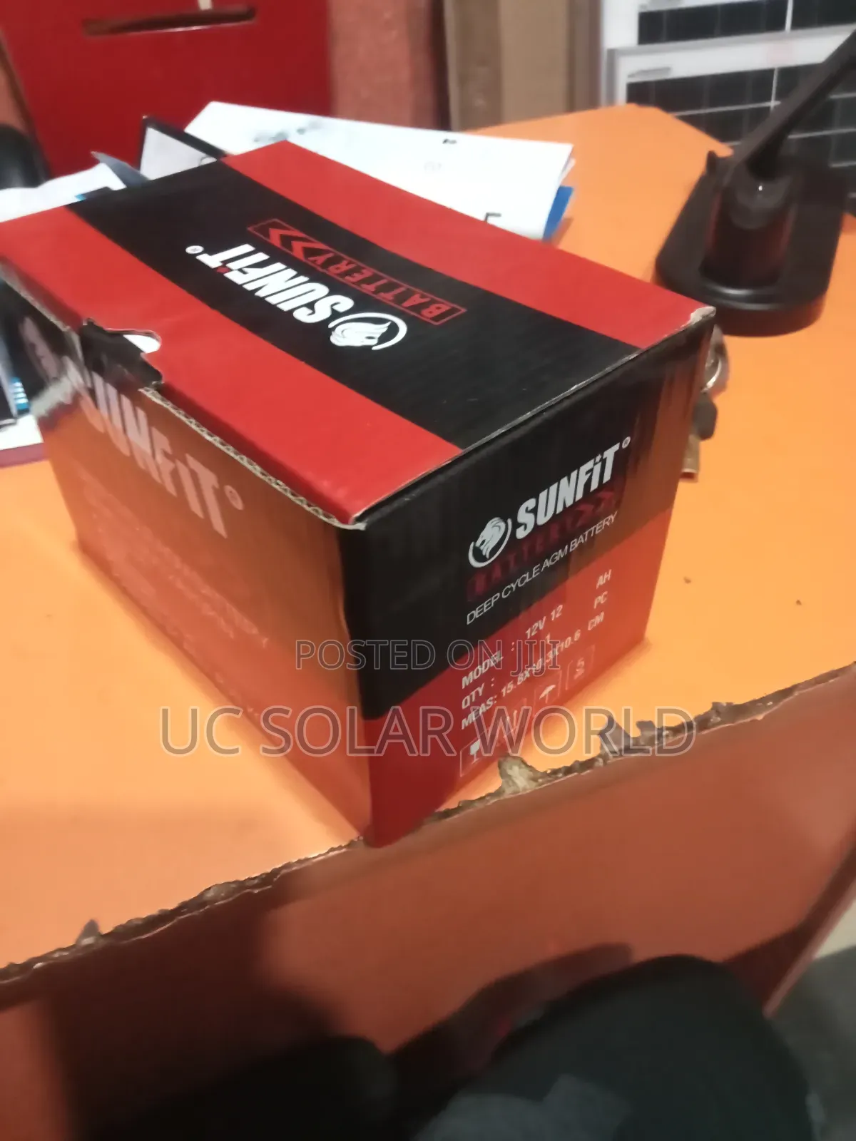 Sunfit 12ah 12v Deep Gel Battery
