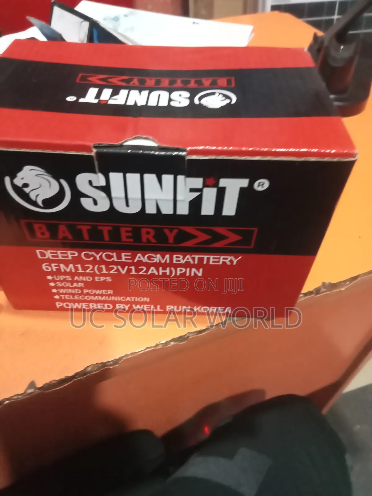 Sunfit 12ah 12v Deep Gel Battery