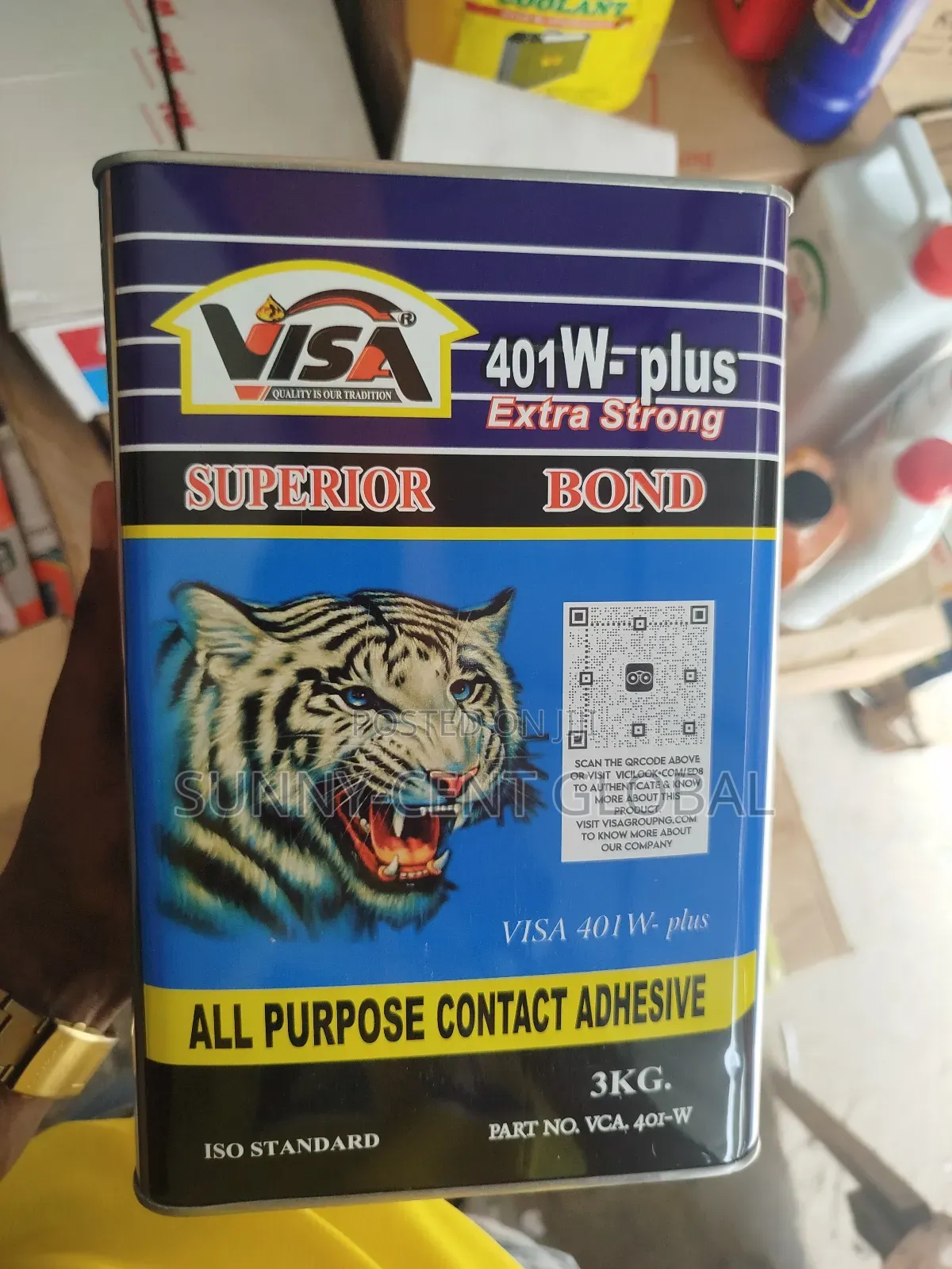 Visa 401plus Super Bond All Purpose Contact Adhesive 3kg