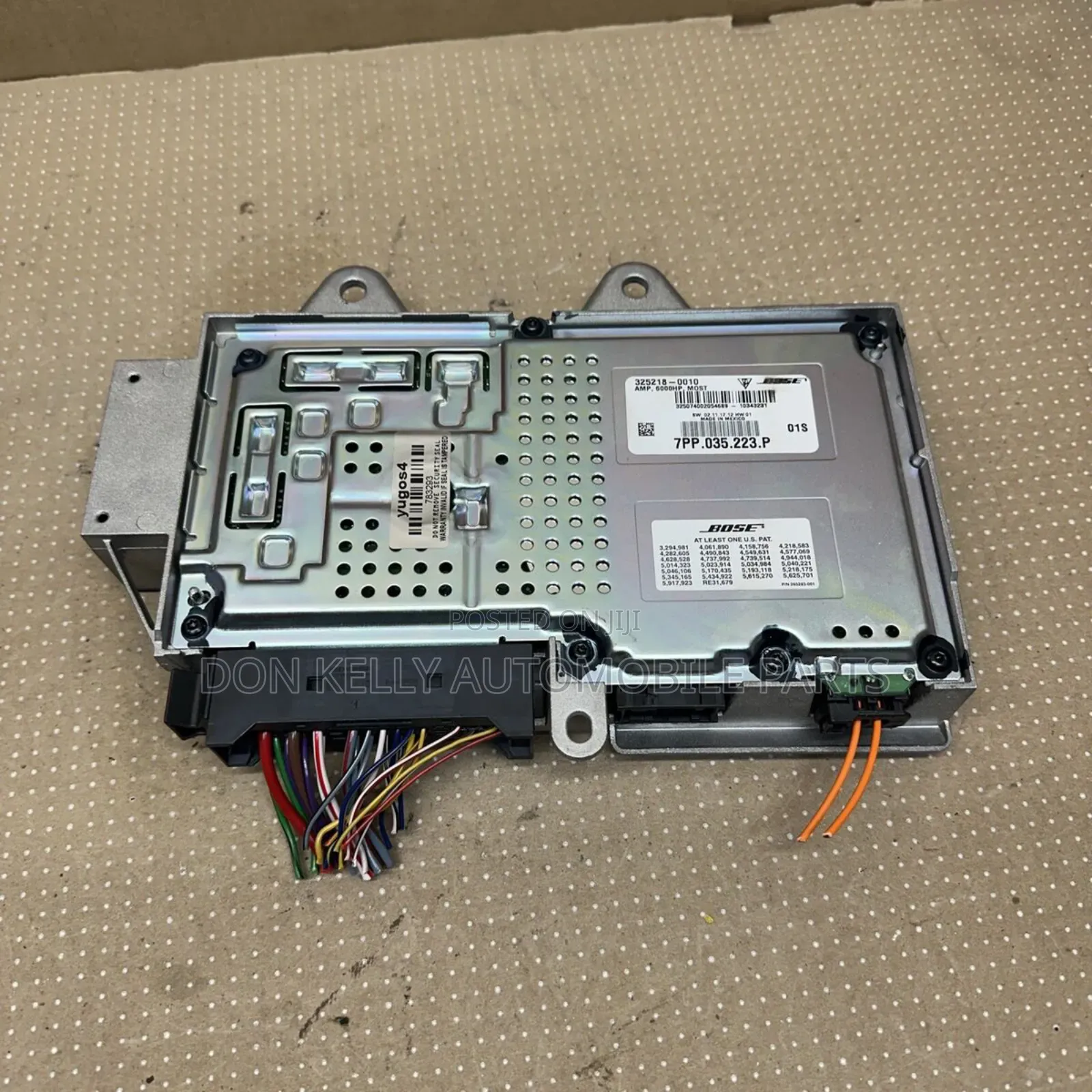 Porsche Cayenne Amplifier Available