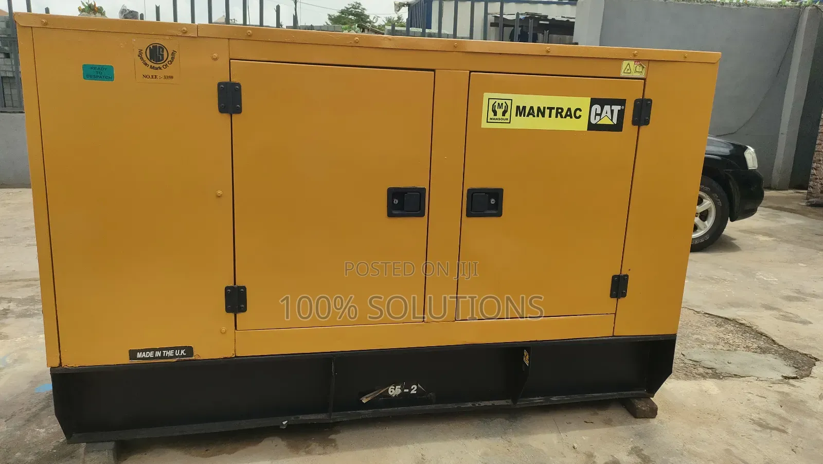 60kva Mantrac Sound Proof Generator for Sale