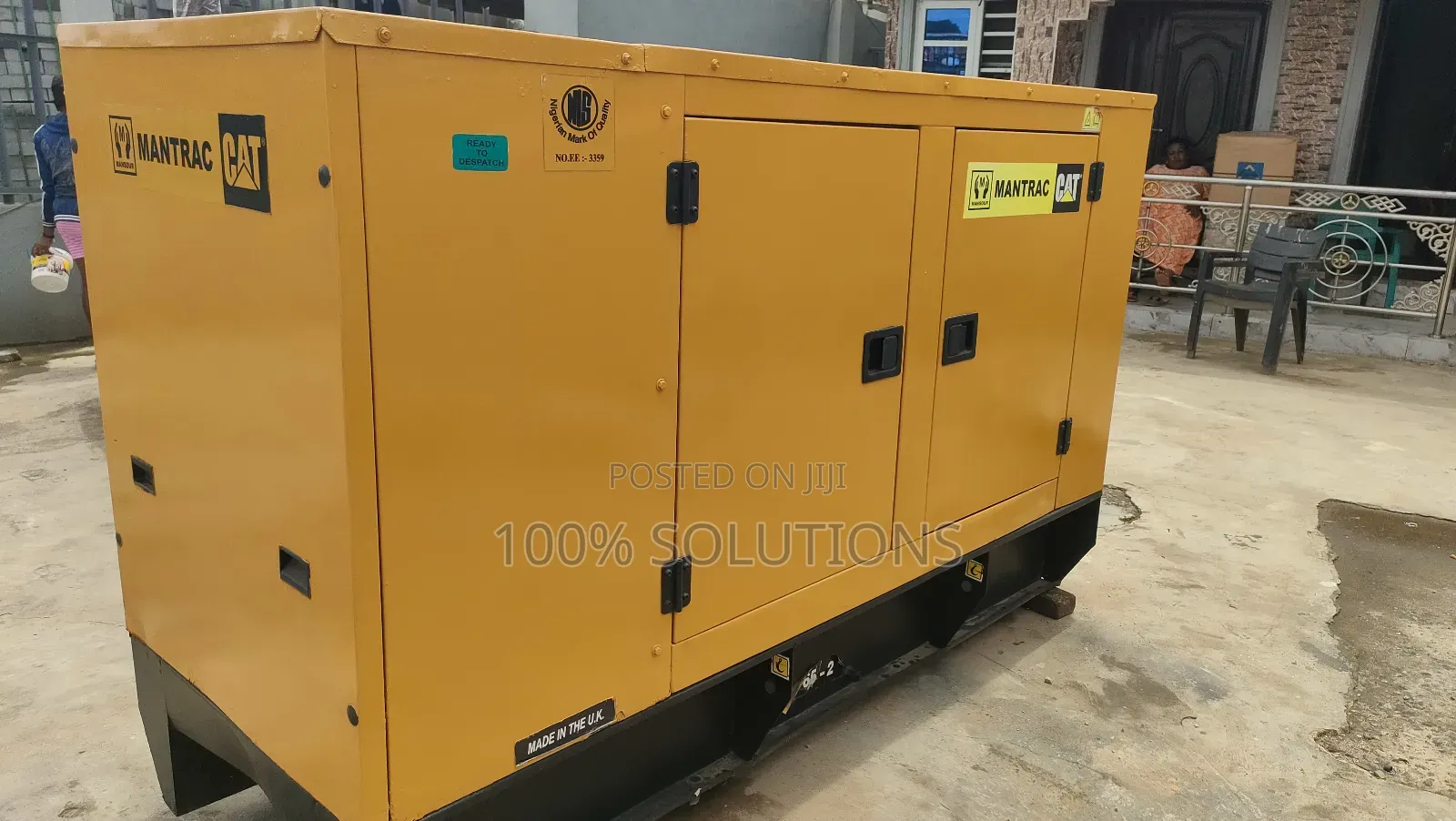 60kva Mantrac Sound Proof Generator for Sale