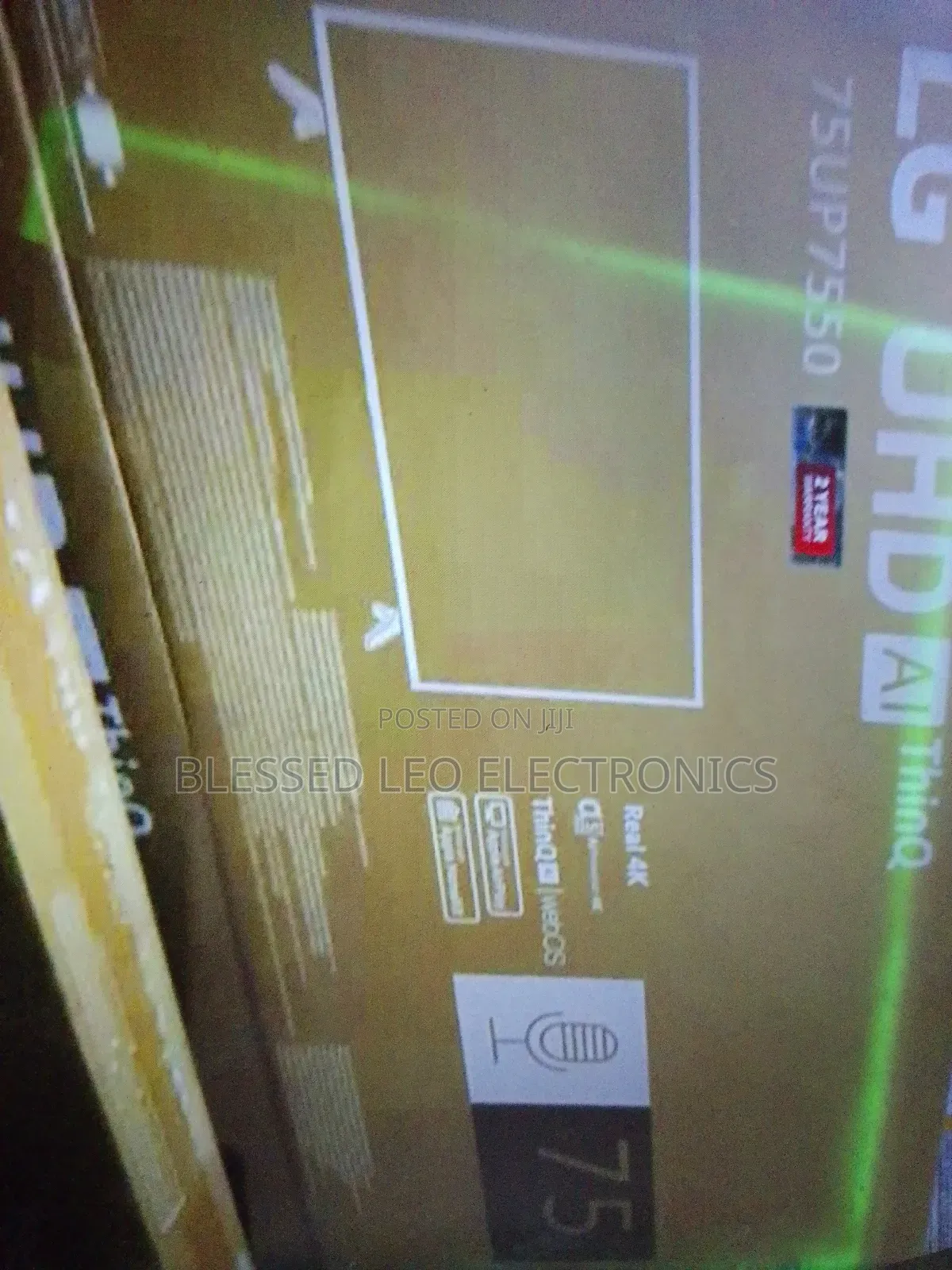 Lg 75 Inches Android 9.0 Gb Ram +8+Gb Rom