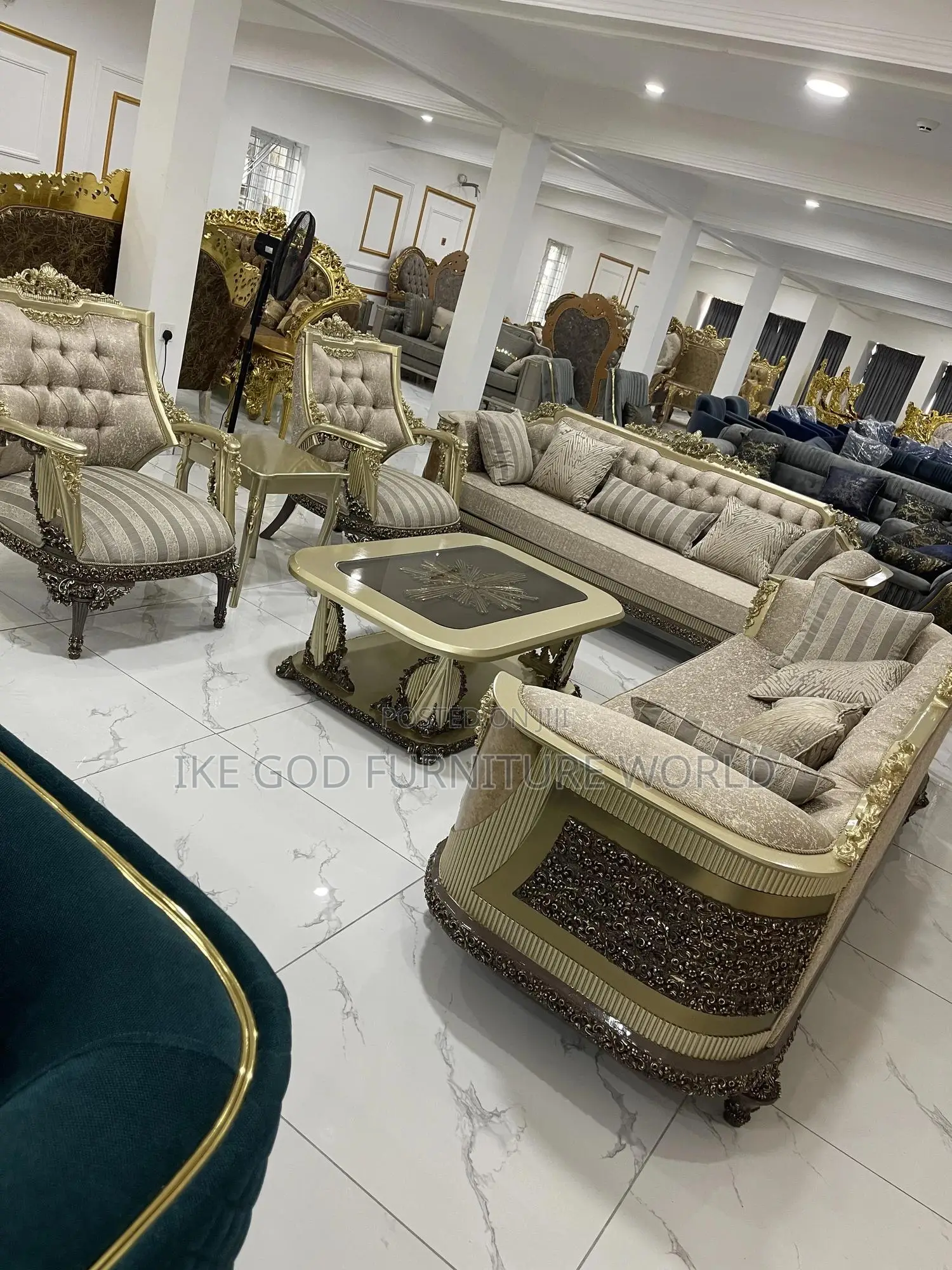 Full Set of High Quality Imported Turkey Royal Fabric Sofa