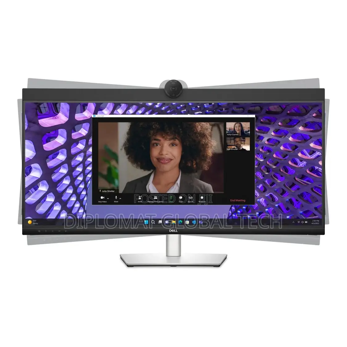 Dell P3424web 34-Inch WQHD Curved Video Conferencing Monitor