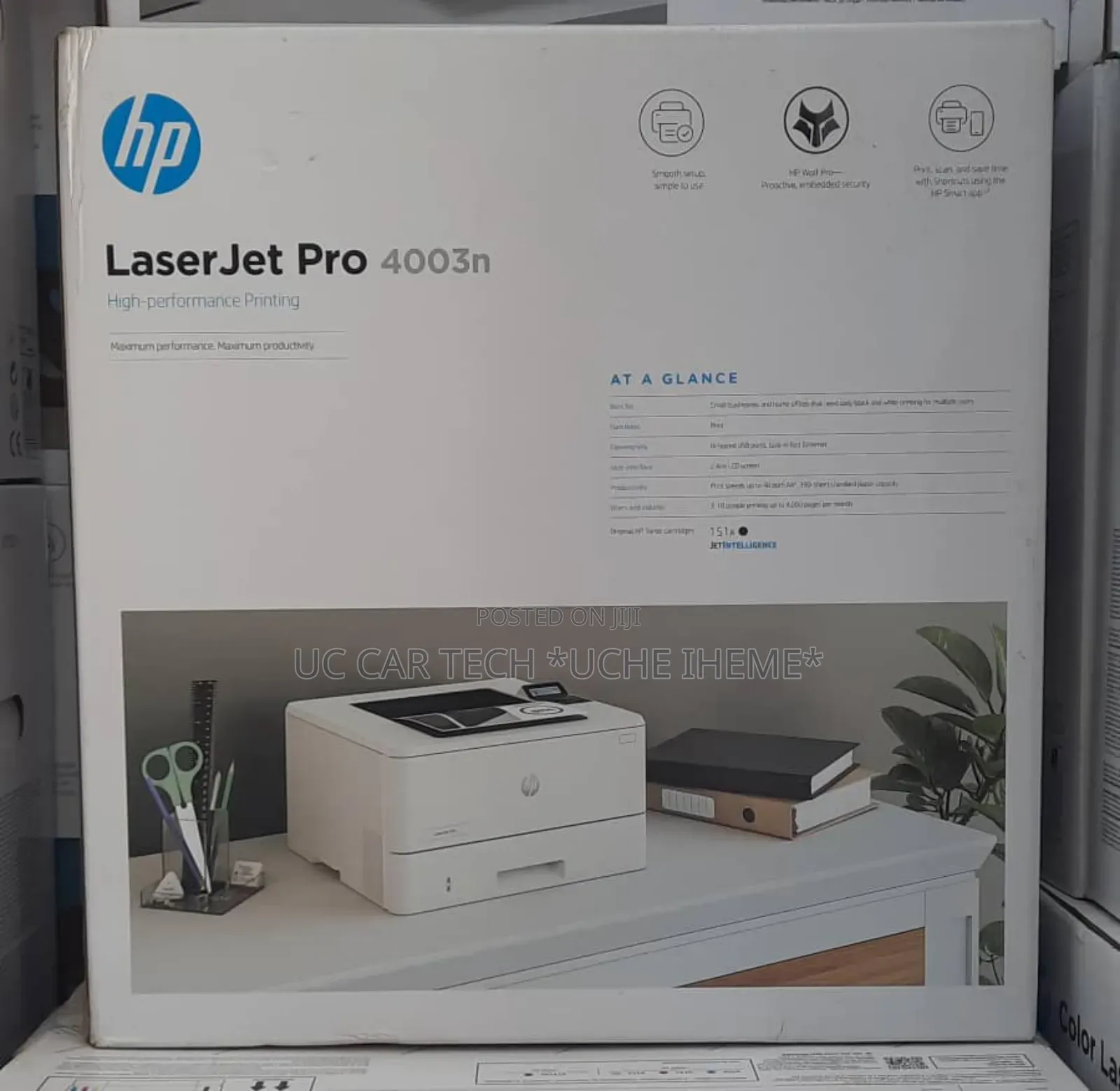 Laserjet Pro 4003n
Print Only Black and White
