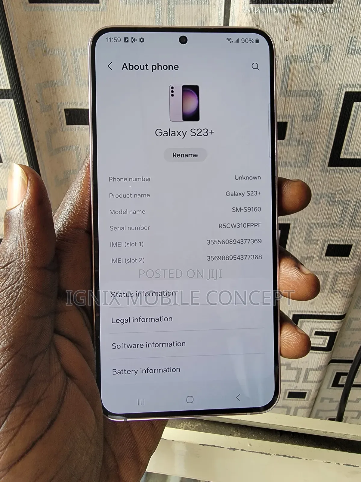 Samsung Galaxy S23 Plus 256 GB Pink
