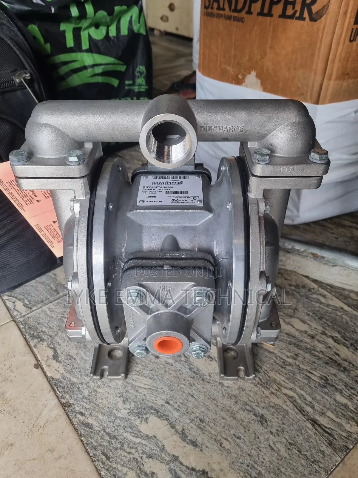 1" Stainless Diaphragm Wilden Pump