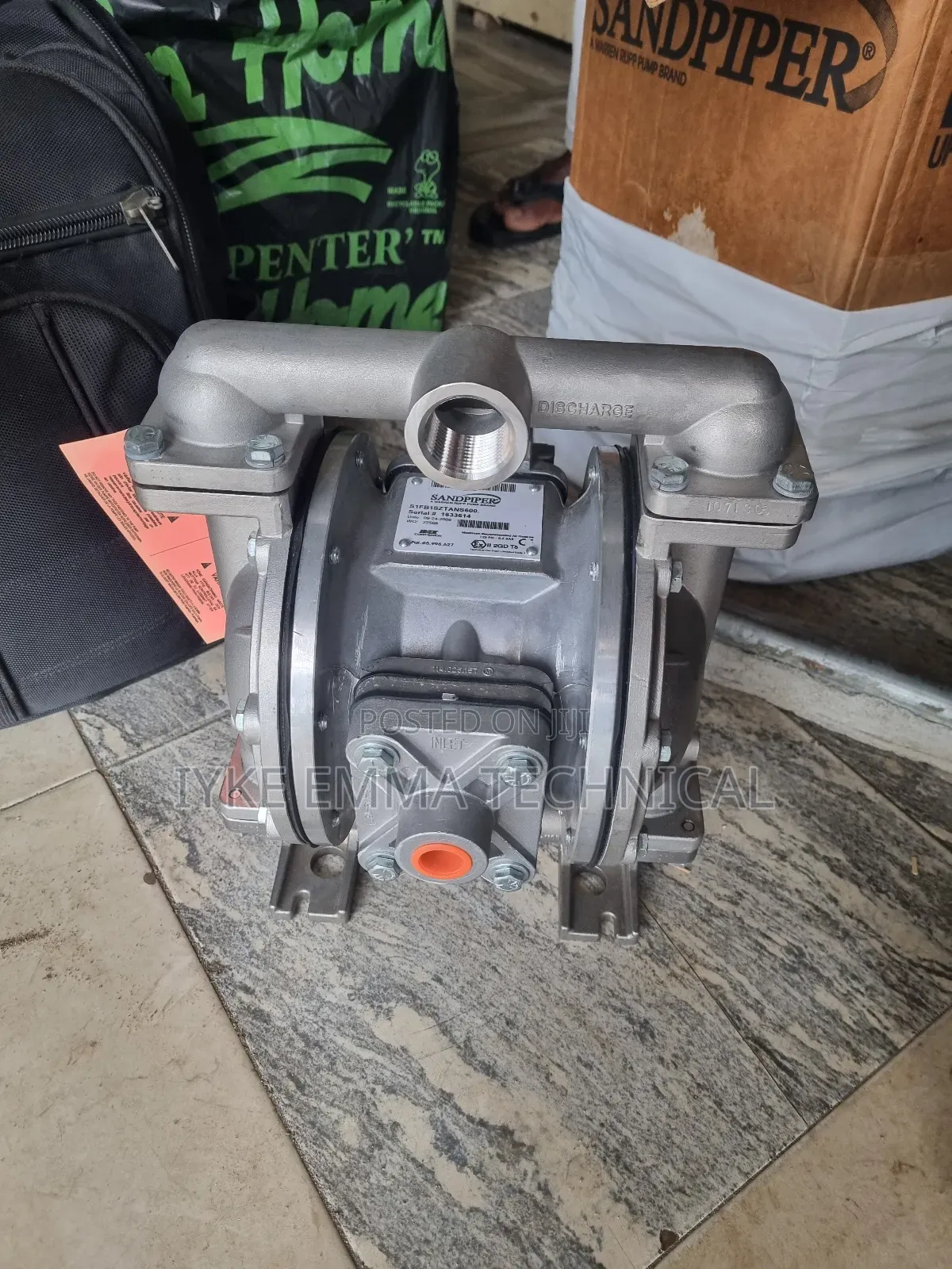 1" Stainless Diaphragm Wilden Pump