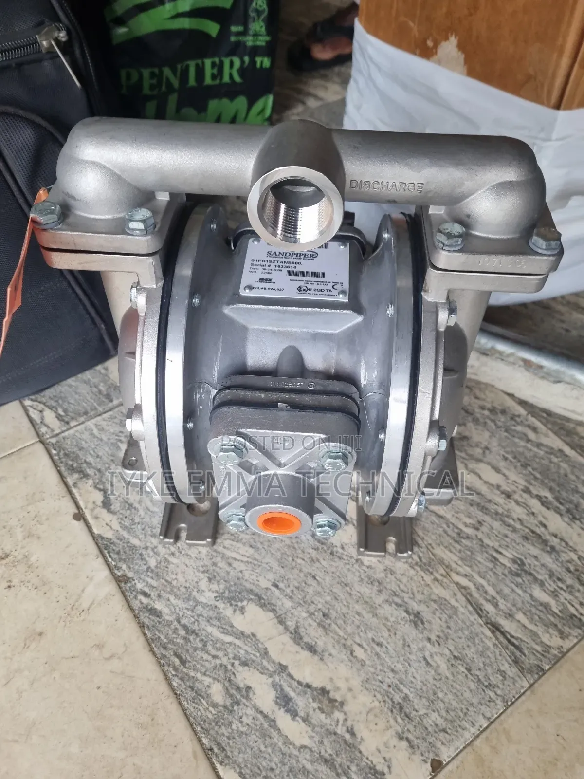 1" Stainless Diaphragm Wilden Pump