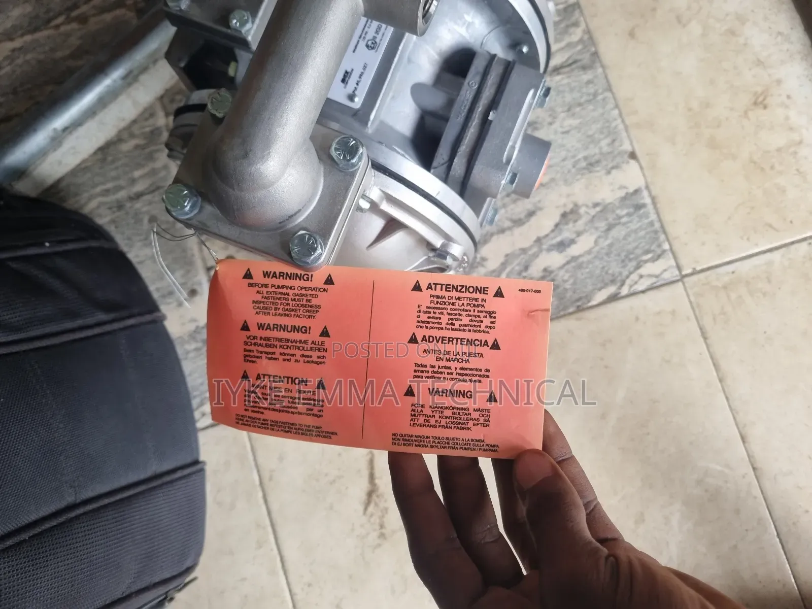 1" Stainless Diaphragm Wilden Pump