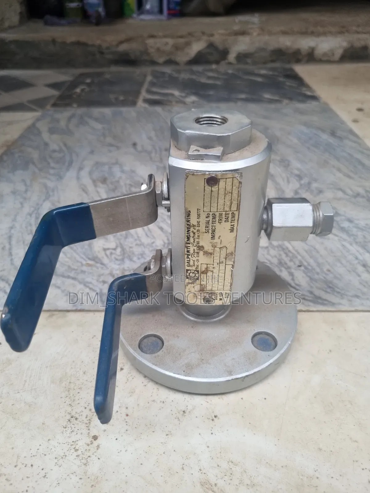 2"Stainless Galperti Engineering-Flow Control Valve