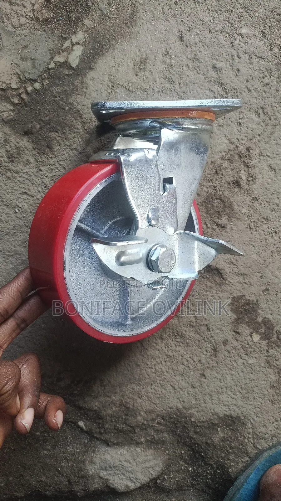 Heavy Duty Red Pu Caster Wheel 6 × 2" ( All Sizes Available