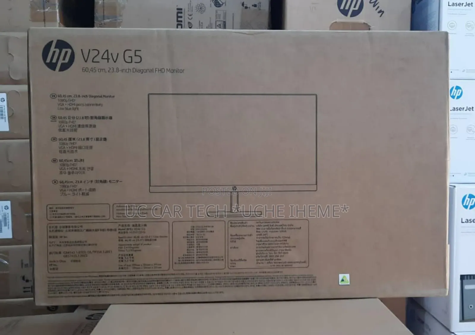 Hp 23.8 Inch Diagonal FHD Monitor
1080p Fhd'
Vga + Hdmi