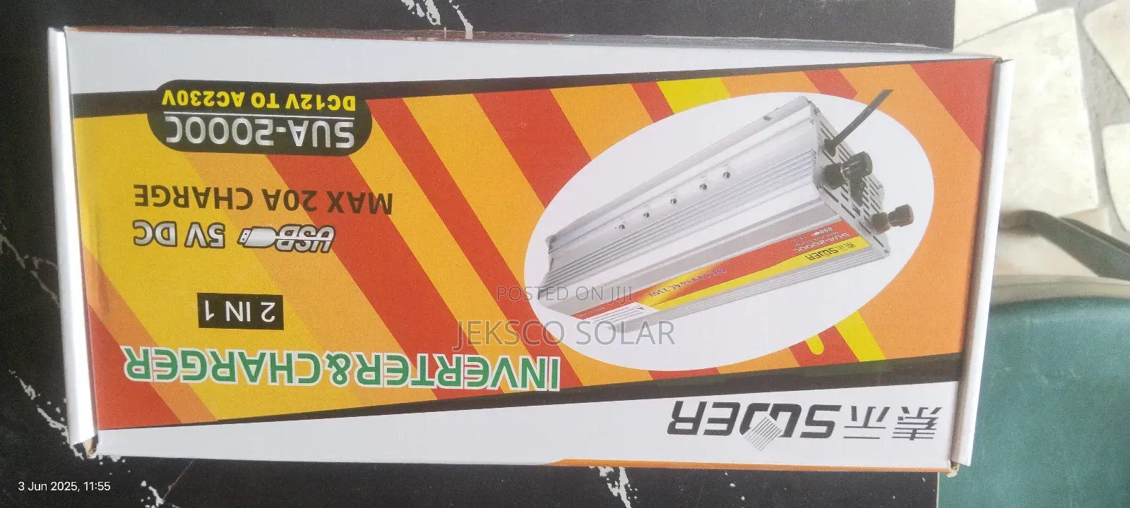 2000watts Souer Sachet Inverter With Charger.