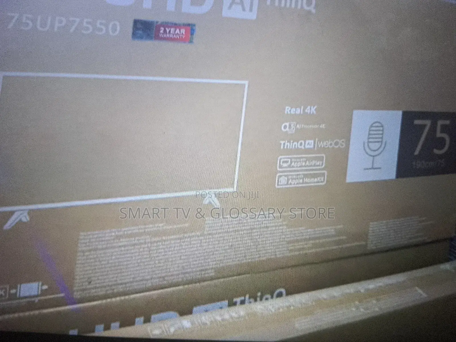 Lg 75 Inches Home Dashboard Tv