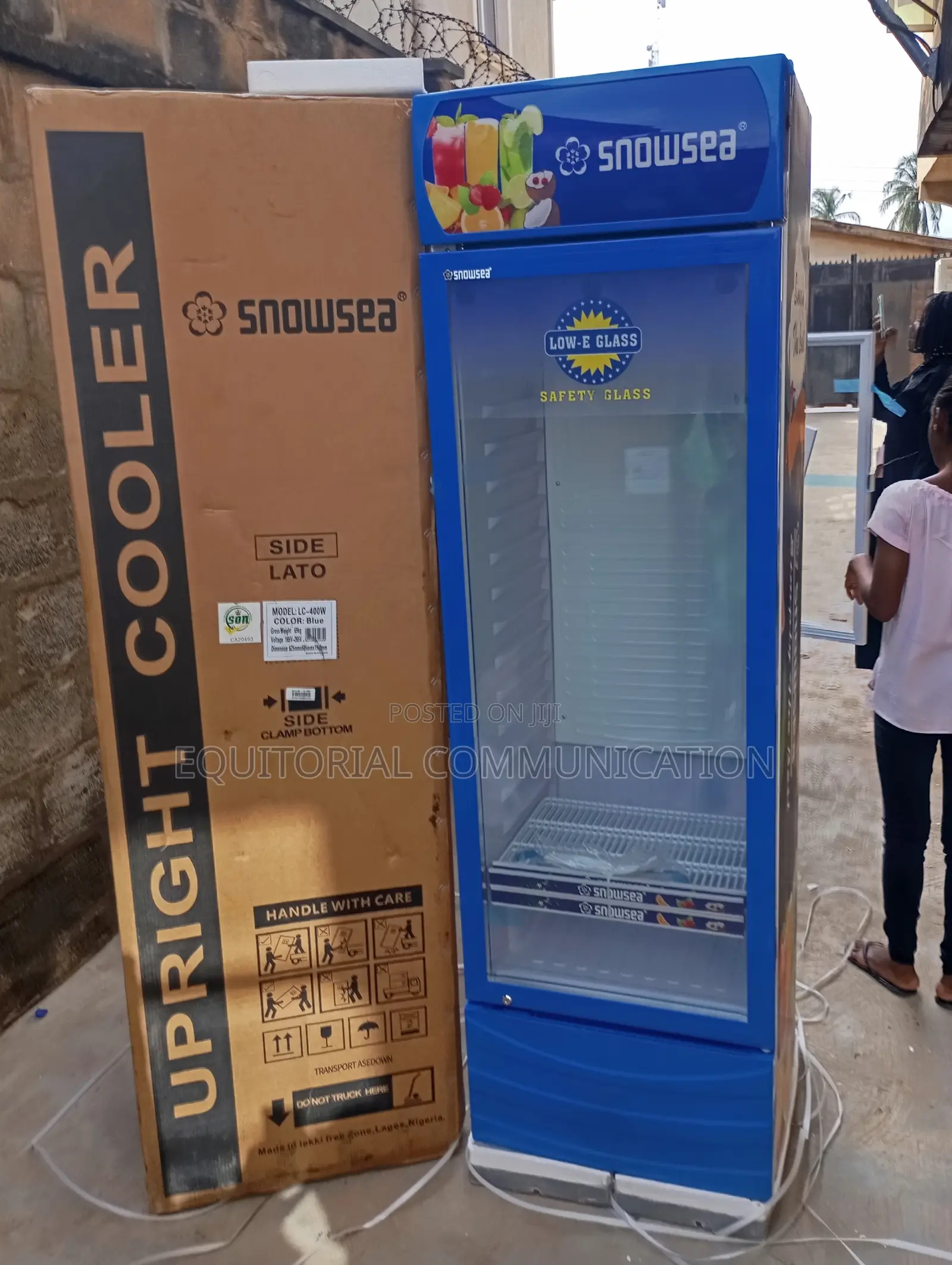 Commercial Upright Chiller Snowsea Lc-400w With Led Display