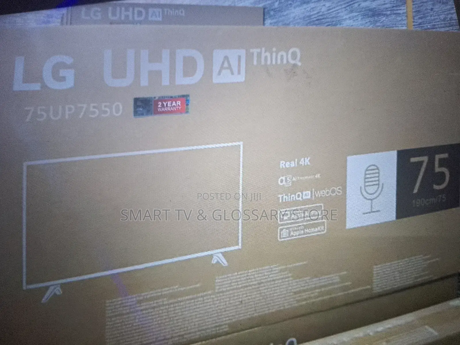 Lg 75 Inches With Bulling Streaming