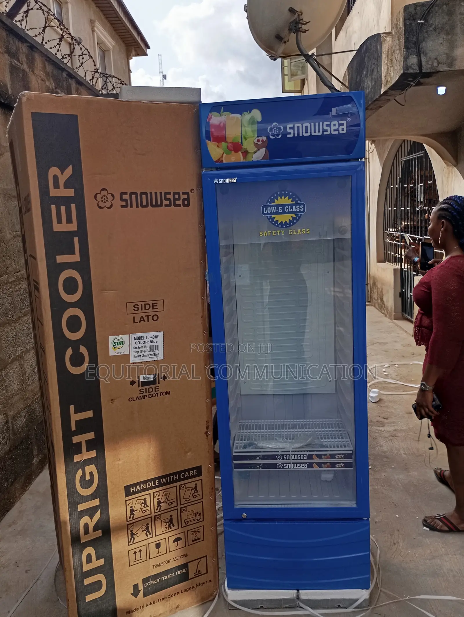 Snowsea Lc-400w Commercial Chiller – 400l Upright Freezer