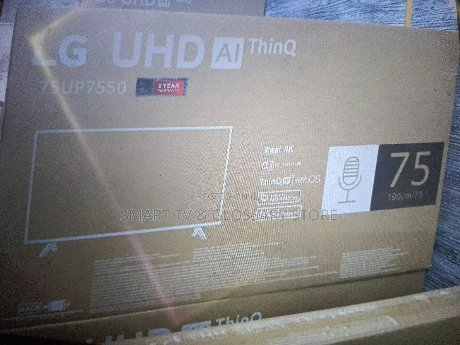 Lg 75 Inches Sleek Android Tv