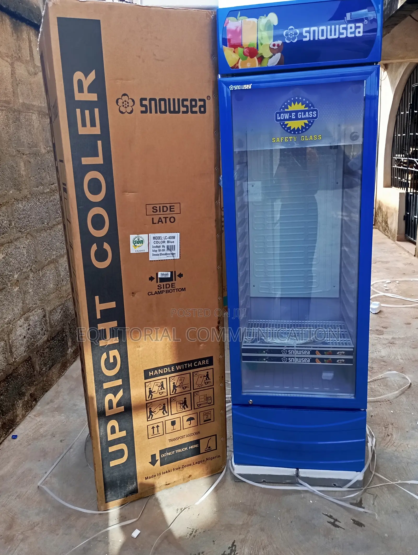 Snowsea Lc-400w Glass Door Chiller With Led Lighting