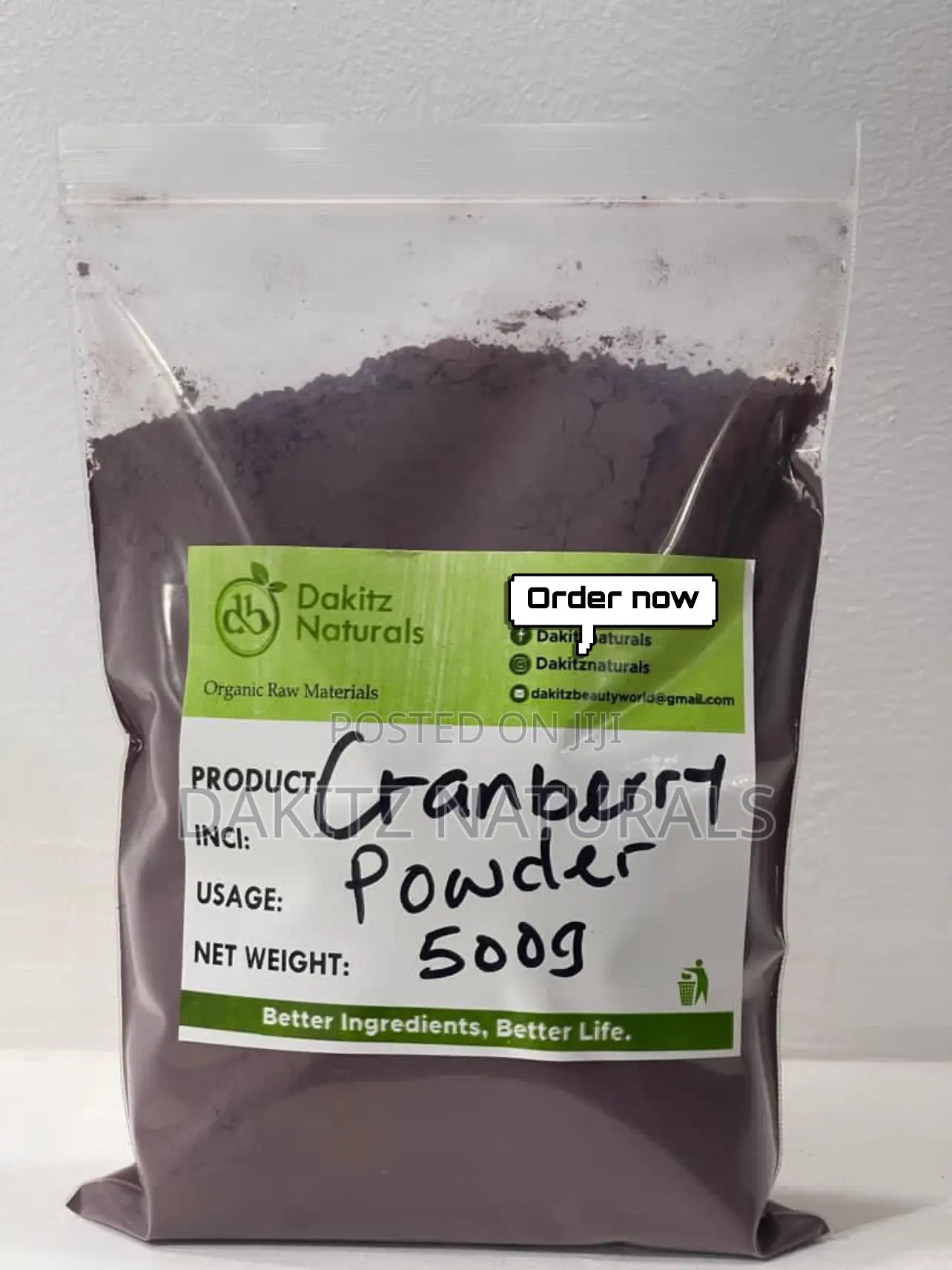 Cranberry Extract Powder-Anthocyanin Rich 500g