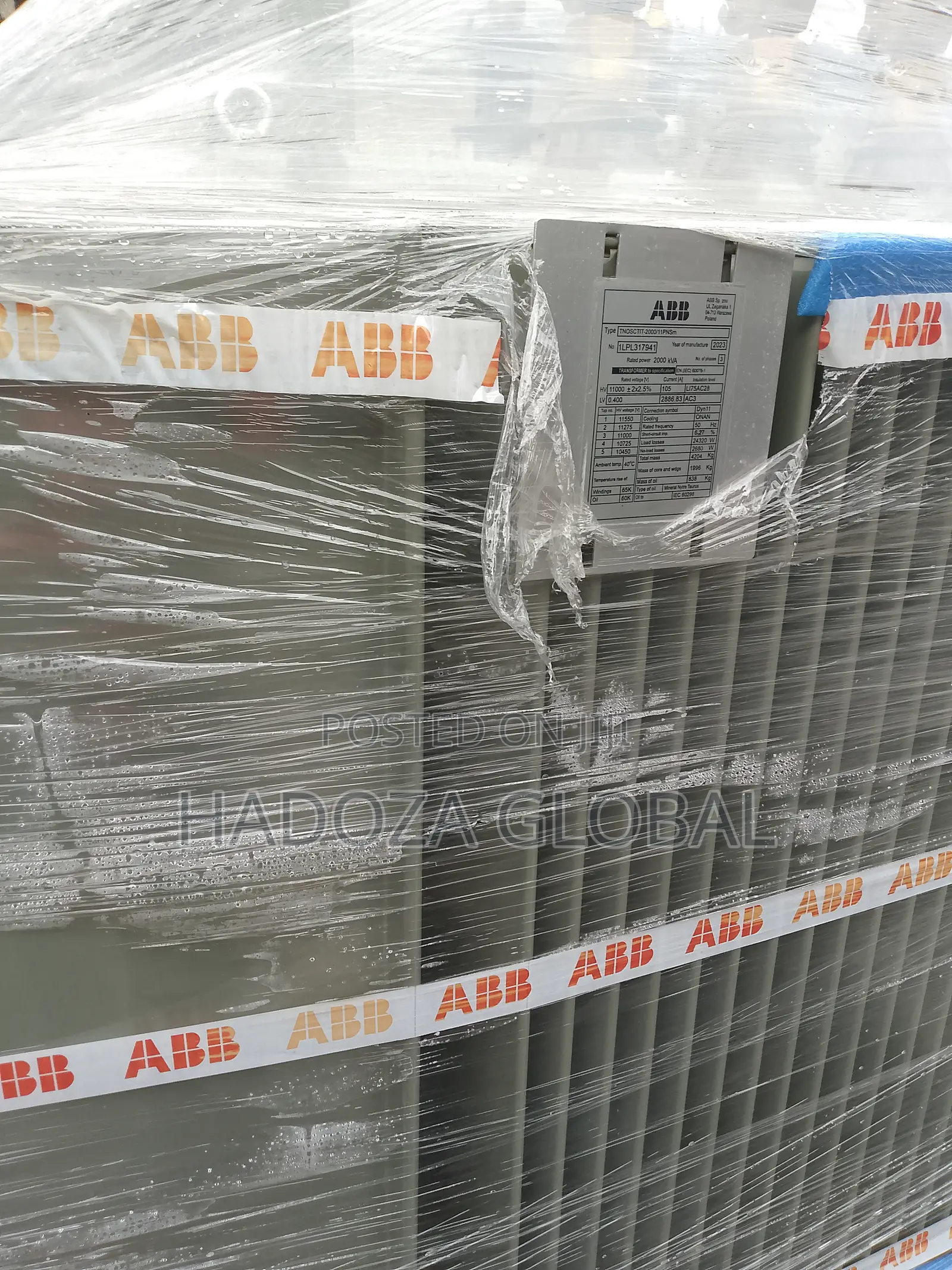 Voltage Stabilizing Transformer - Meksan 300kva - 33/415kv