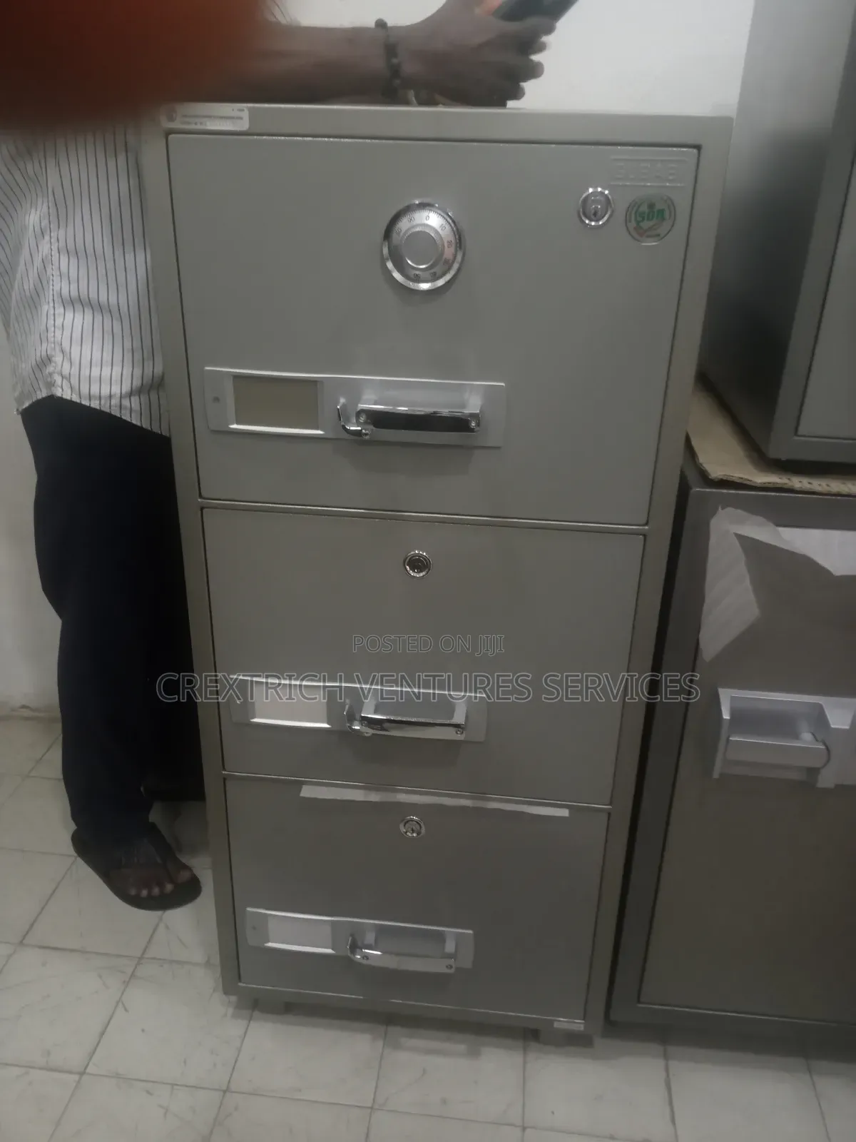 Gubabi 4 Drawers Fireproof File Cabinet