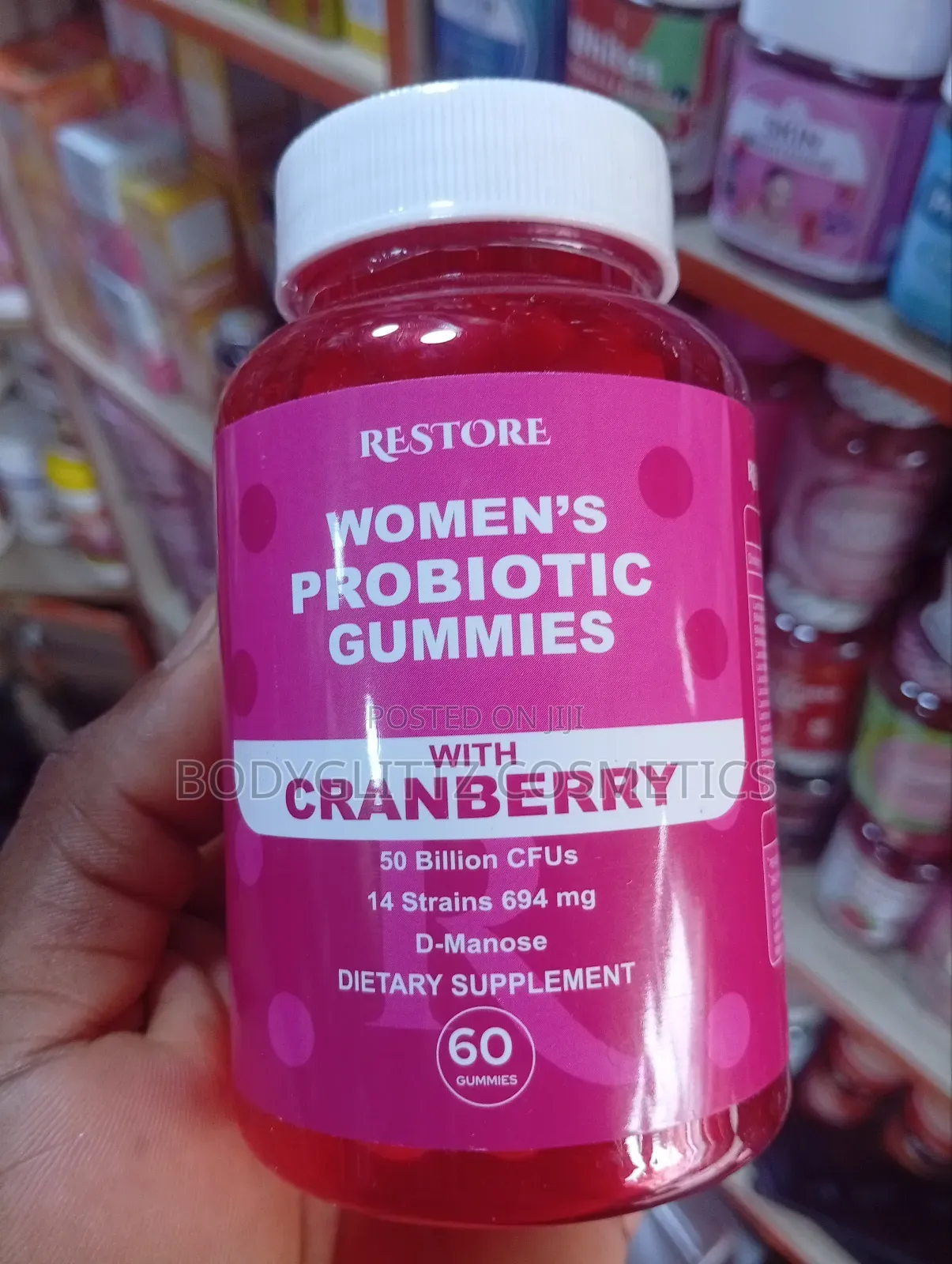 Restore: Women Probiotic Gummies With Cranberry