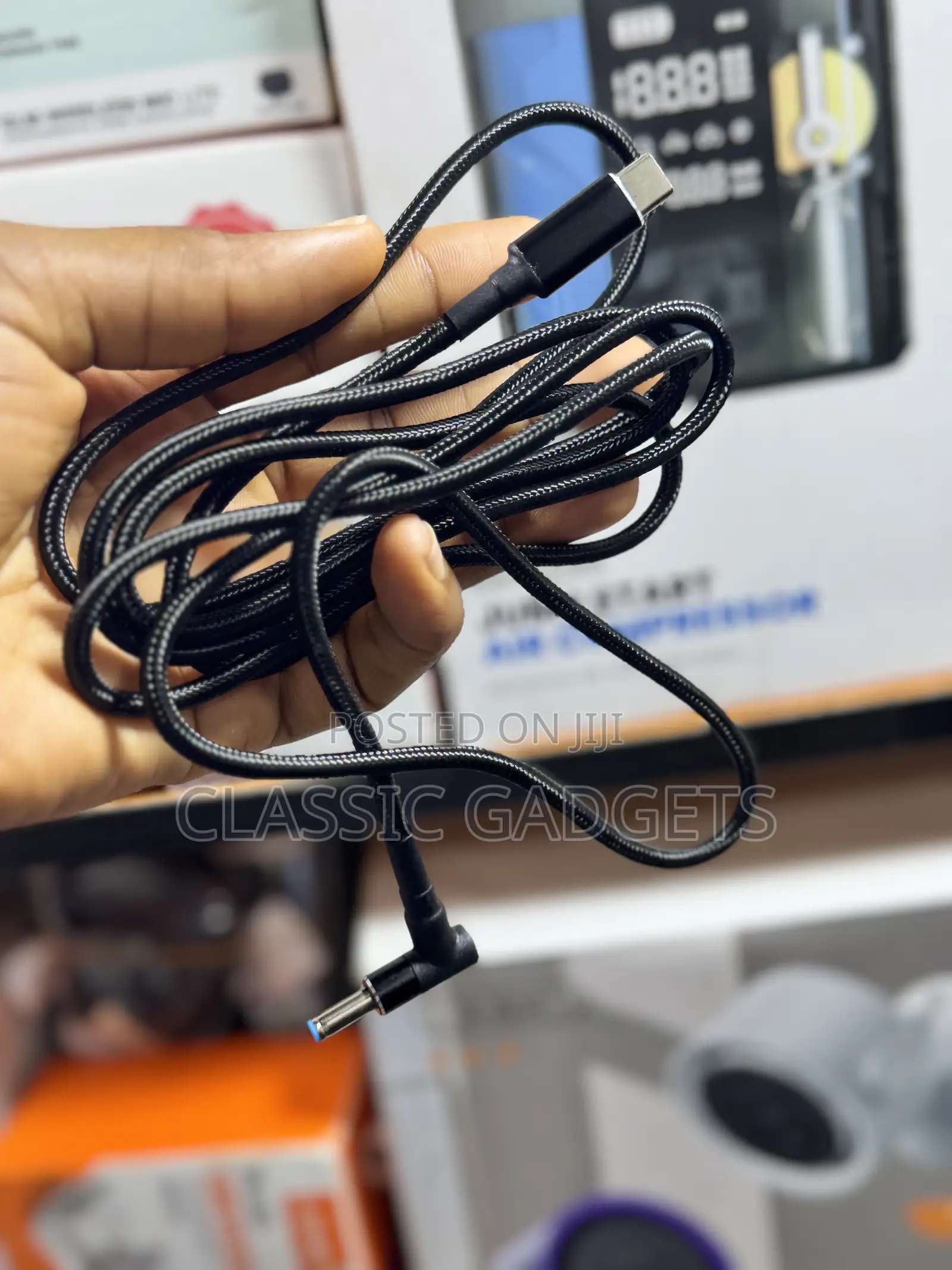 Laptop Type C to Blue Mouth Pin 100w 20v Cable