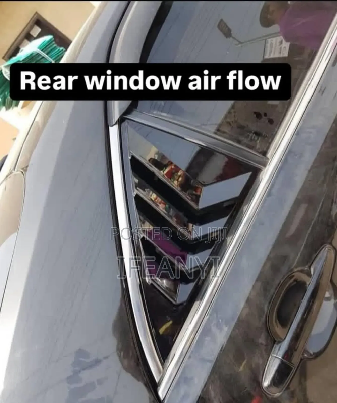 Rear Window Air Flow