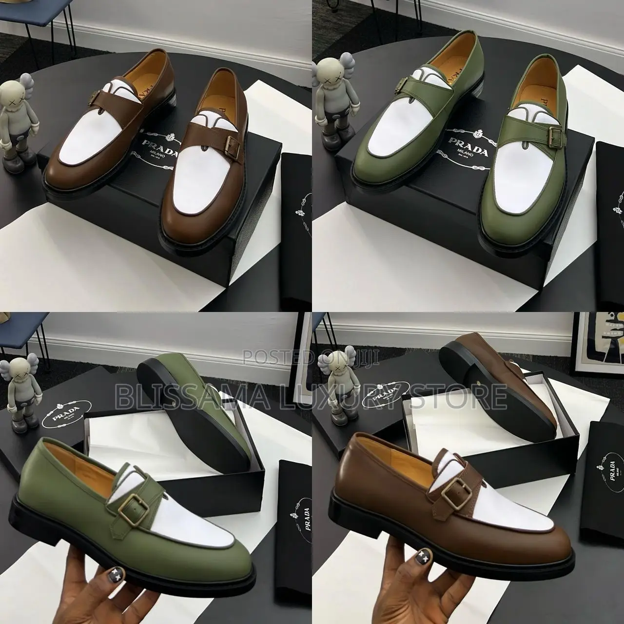 New Prada Premium Luxury Quality Loafer Shoes