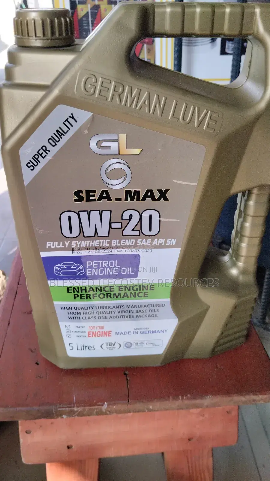 Seamax Synthetic Engine Oil 5w20 5litres