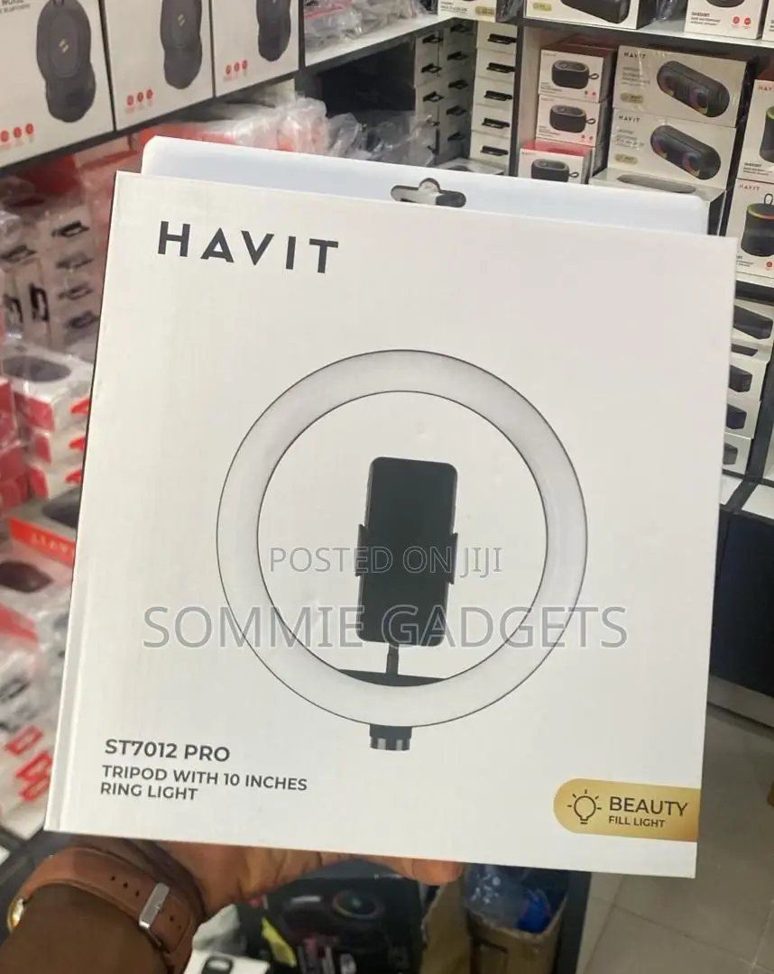 Havit St7012 Pro Tripod Stand 10inches Ringlight