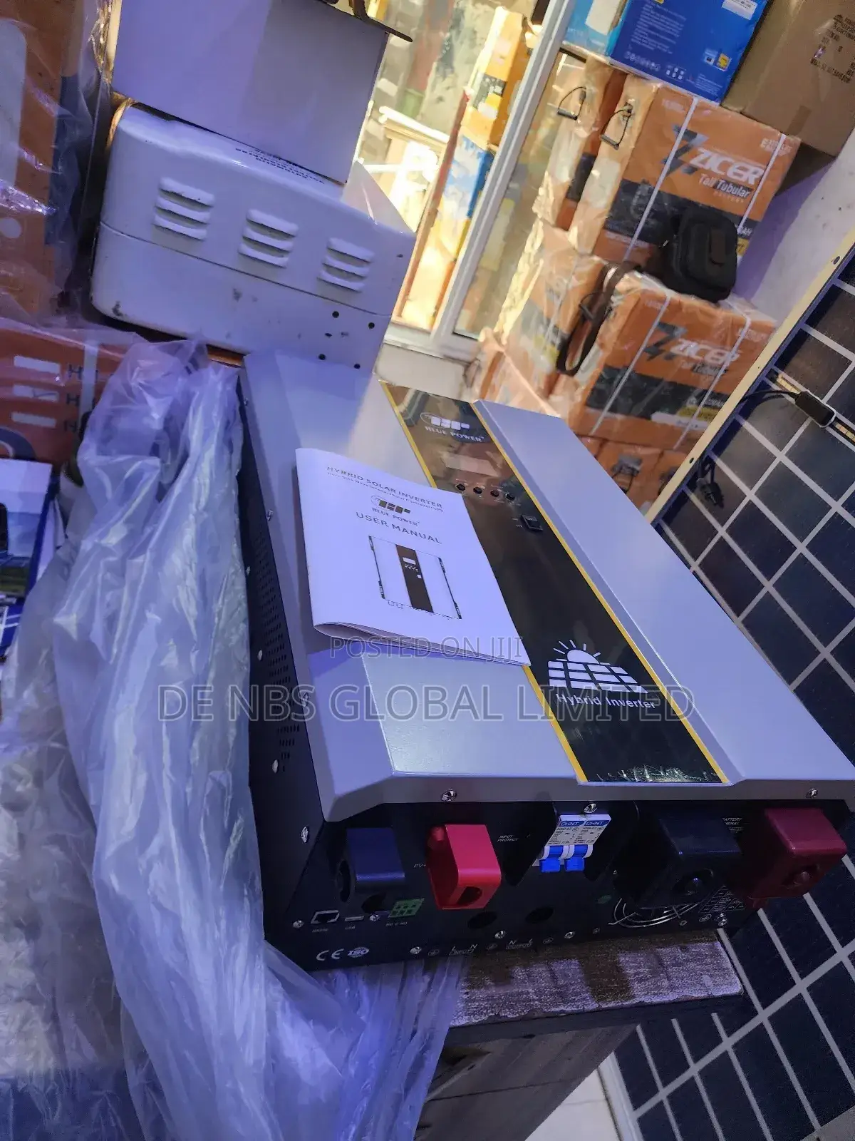 15kwh 48v Bule Power Hybrid Inverter With Inbuilt 120a MPPT