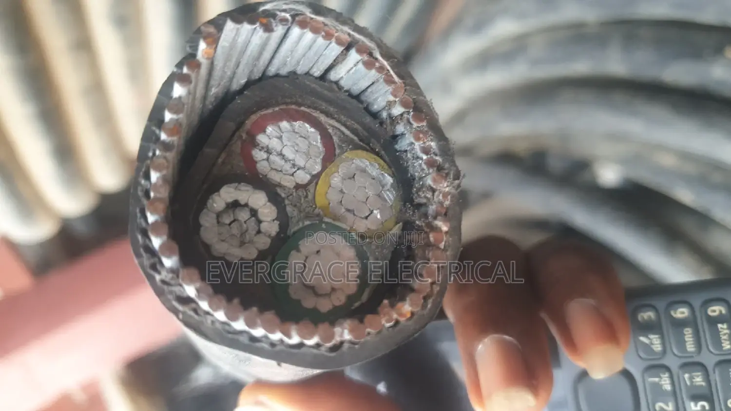 70mm 4core Aluminium Armoured Cable.