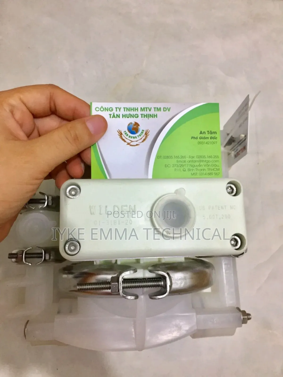 1/2" Wilden Air Operated Double Diaphragm (Aodd) Pump